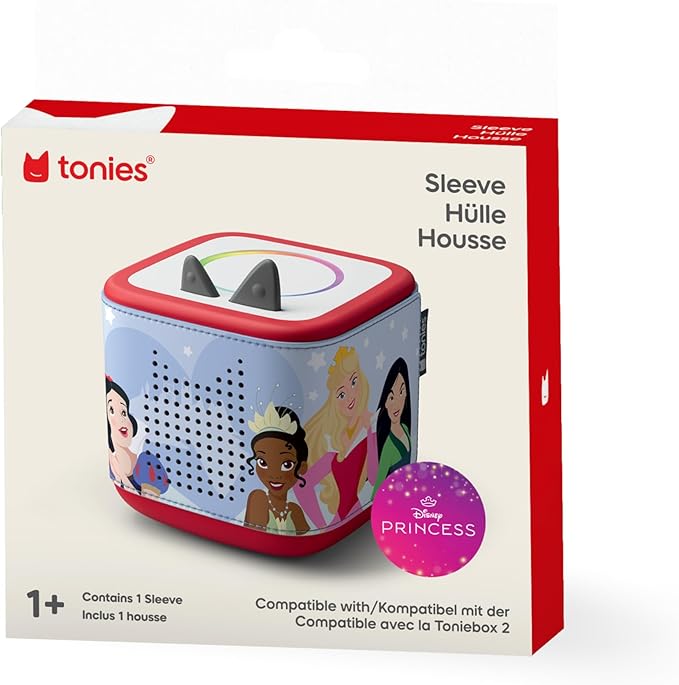 Tonies Sleeve - Decorative Wrap for Toniebox 2 - Disney Princess