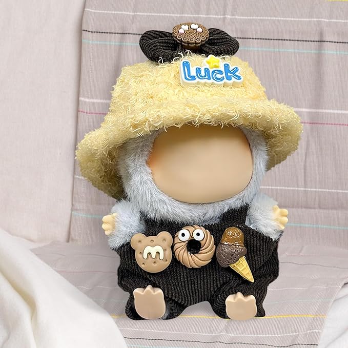 Clothes Fit for 17CM Doll, Fashion Doll Clothes Outfit Set Cute Theme Designer Toys Dress Accessories for Collector Fans Display (Doughnut)