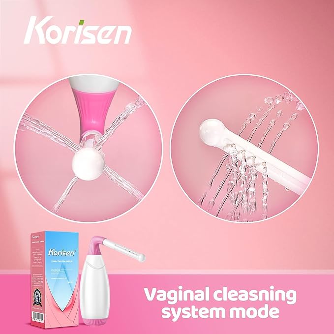 Multi-Functional Douche Bottle for Women,Reusable,Upside Down Peri Bottle for Postpartum Care,Travel Size Vaginal Douche,Cleansing for Mom After Birth