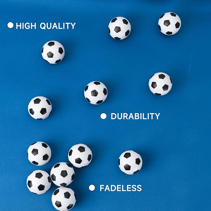 GSE Games & Sports Expert 6/12-Pack Foosball Table Replacement Balls, 36mm(1.42") Tabletop Soccer Football Balls for Foosball Table Accessories