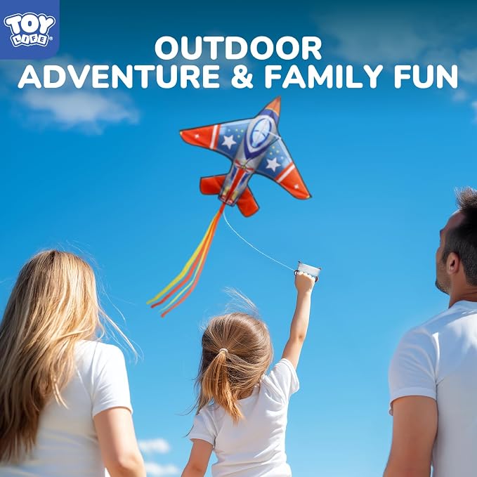 TOY Life 55.9'' Kites Easy to Fly for Kids Adults with 328.1 FT String, Beach Kite Outdoor Game Outside Toys Activity, Beach Toys for Kids, Gift for Boys Ages 4-8