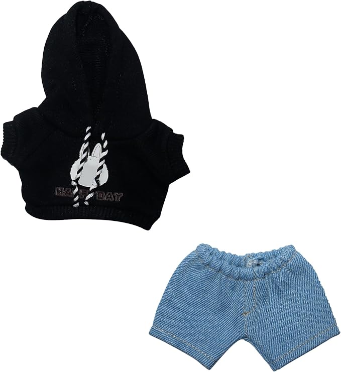 17cm Doll Clothes & Outfit Set for 17cm Dolls Hoodies Jeans Accessories Outfits Luxury Chic Doll Clothing & Style Bundle(NO Doll)