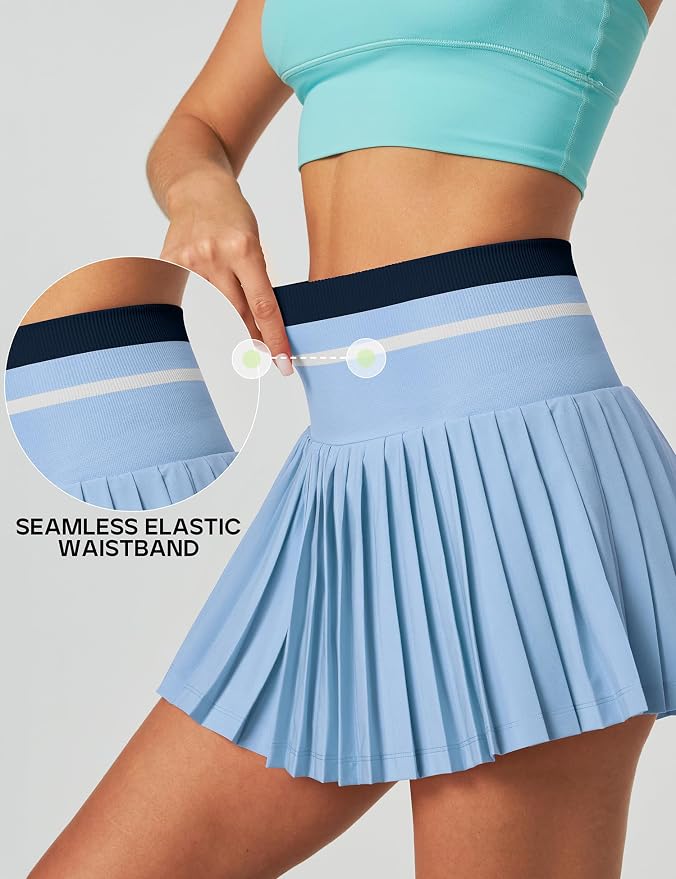 Pleated Tennis Skirt with Pockets for Women Tennis Skort for Woman High Waisted Golf Skirts Athletic Skirt