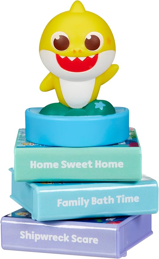 Little Tikes Story Dream Machine Baby Shark Family Collection, Storytime, Books, Audio Play Character, Gift and Toy for Toddlers and Kids Girls Boys Ages 3+ Years