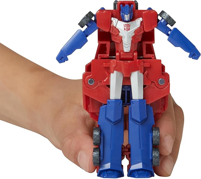 Transformers Crash & Combine Heroes, 3.75-Inch Converting Bumblebee and Optimus Prime Action Figures, Robot Toys for Kids 6 and Up (Amazon Exclusive)