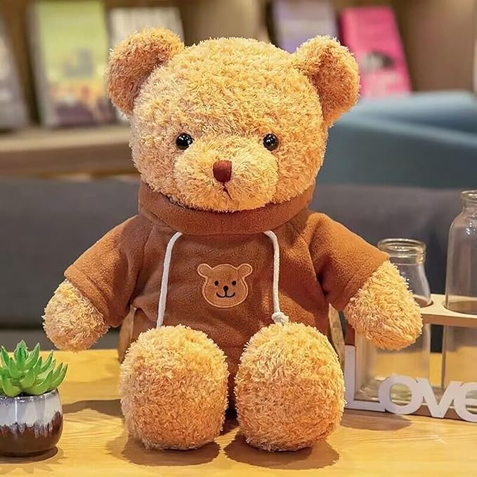 Teddy Bear Stuffed Animal Teddy Bears Plush Doll Cute Bear Toy 11.8 inch for Girls Boys Christmas Valentine's Day(Brown Bear)