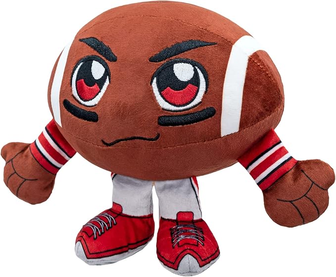 Bleacher Creatures Ohio State Buckeyes 8" Kuricha Football Sitting Plush- Soft Chibi Inspired Plush