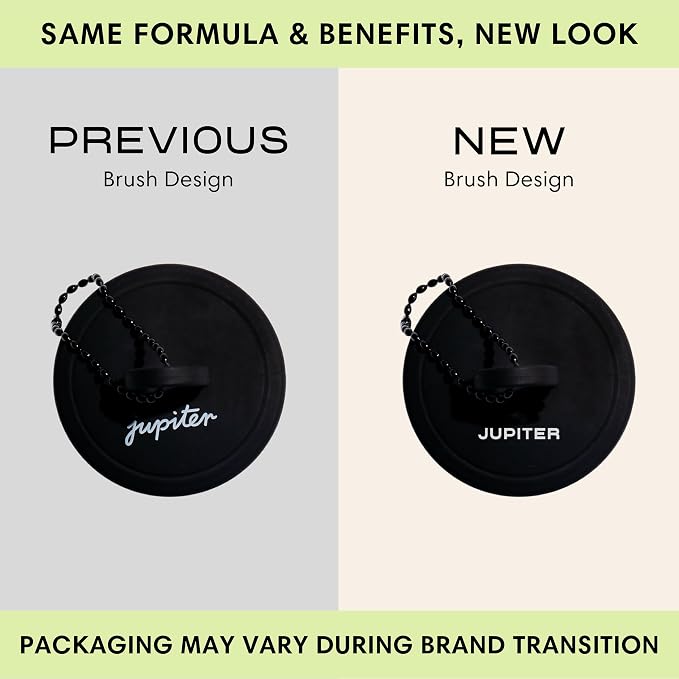 Jupiter Scalp Exfoliator - Scalp Massager Tool for Wet & Dry Hair - Ergonomic Detangler Brush - Dandruff Comb & Scrub to Remove Dandruff & Buildup and Support Circulation - 2 Pack, Black