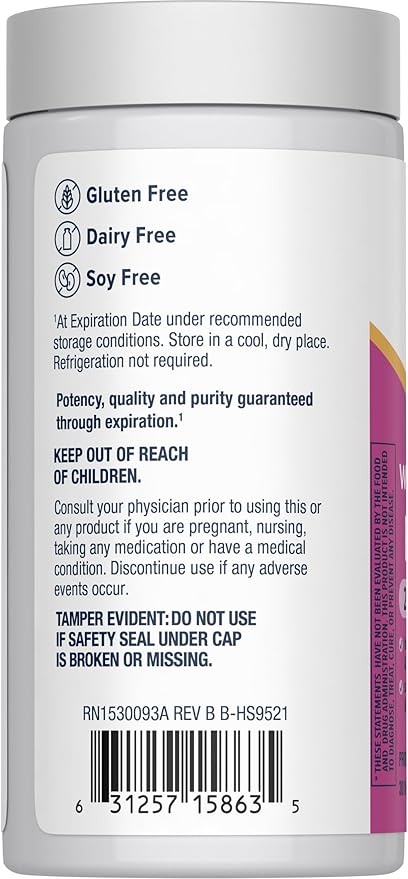 Renew Life Women's Probiotic | 25 Billion CFU | 30 Vegetarian Capsules | Supports Urinary, Digestive, and Immune Health | Dairy, Soy and Gluten-Free Supplement | Supports Urinary, Digestive, and Immune Health | Dairy, Soy and Gluten-Free Supplement