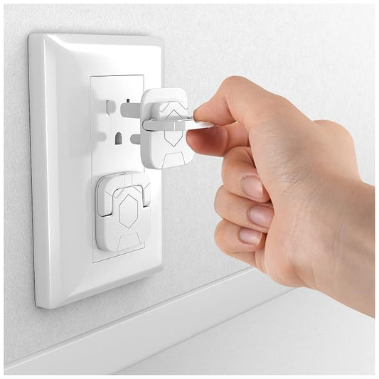 4our Kiddies Baby-Proof Outlet Covers(60 Pack) - Child Safety Electric Plug Protectors to Prevent Power Shock