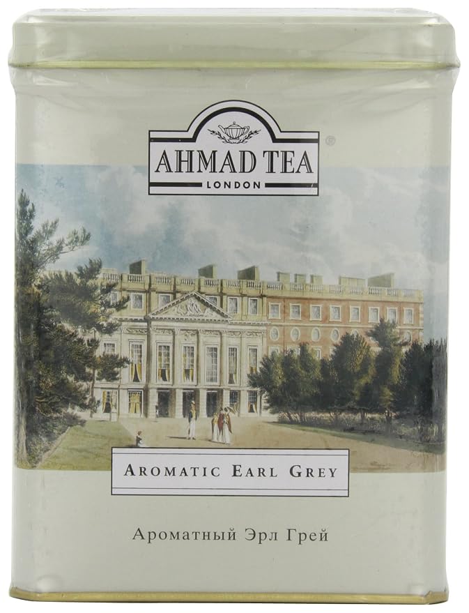 Ahmad Tea Aromatic Earl Grey, 17.6-Ounce Tins (Pack of 3)