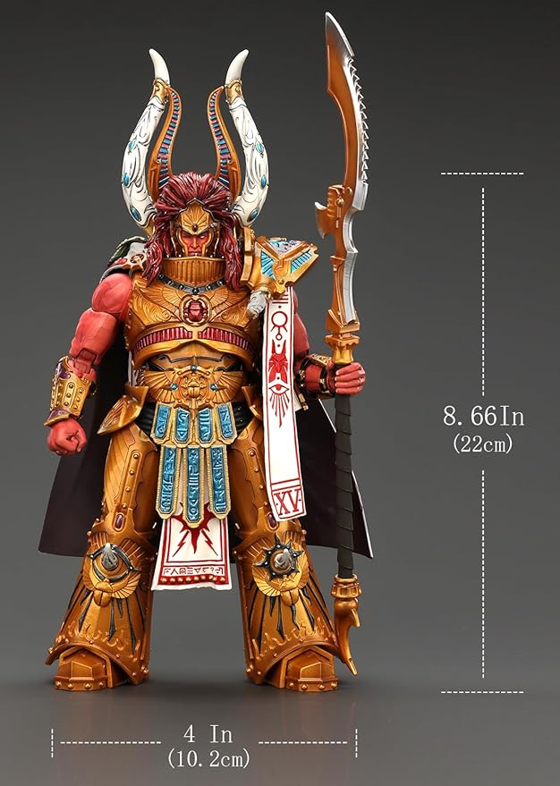 JOYTOY Warhammer 40K 1/18 Action Figures, Thousand sons Magnus The Red Primarch of The XVth Legion Castor for Collectors & Decor, Ideal Gift for Birthdays, Character Figure -JT6175