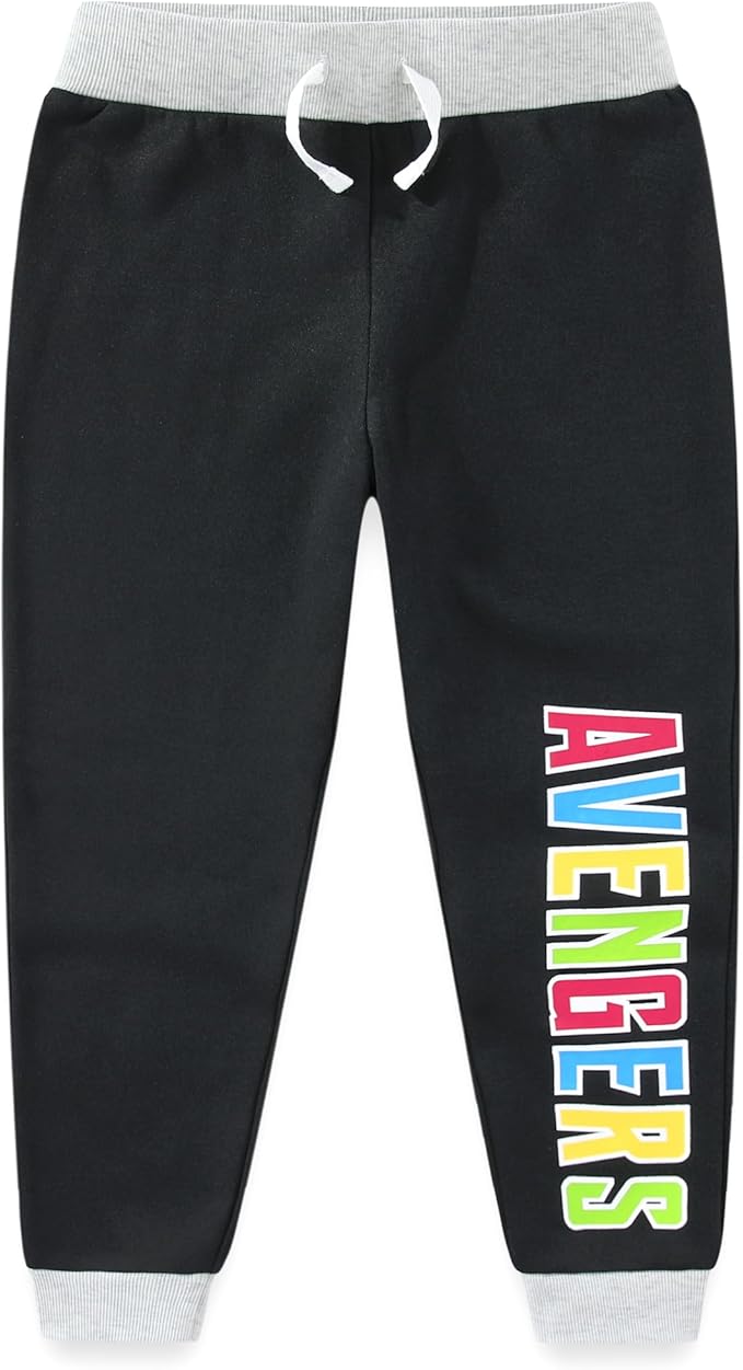 Marvel Avengers Captain America, Ironman, and Hulk Boys 2 Piece Sweatshirt and Pants Set for Toddlers and Big Kids