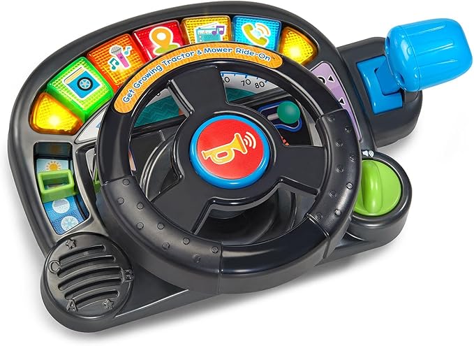VTech Get Growing Tractor and Mower Ride-On