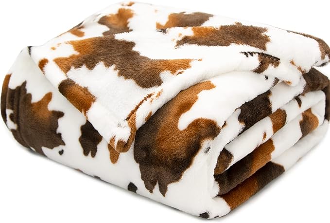 Cute Blankets for Kids, Small Soft Fleece Throws Decor for Crib Stroller Car Seat Couch, Lightweight Cozy Gifts for Boys Girls Playroom Essentials 40"x50"