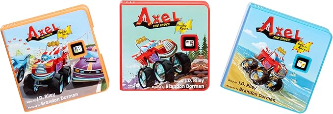 Little Tikes Story Dream Machine Axel the Truck Story Collection, Storytime, Books, HarperCollins, Audio Play Character, Gift and Toy for Ages 3+ Years