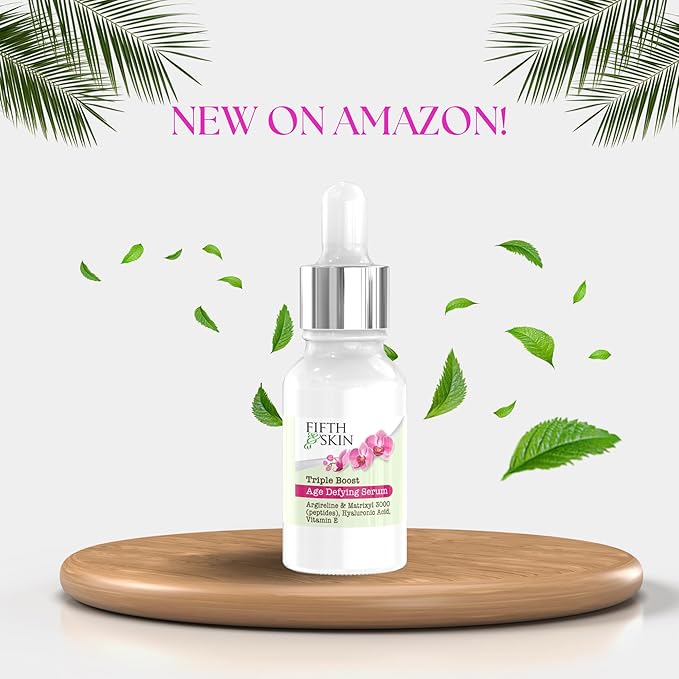 Triple Boost Age Defying Eye Serum – 3 Antiaging Ingredients in 1 w/Argireline, Peptides & Hyaluronic Acid – Moisturize & Reduce look of Wrinkles & Lines - Made in USA /.5 oz.