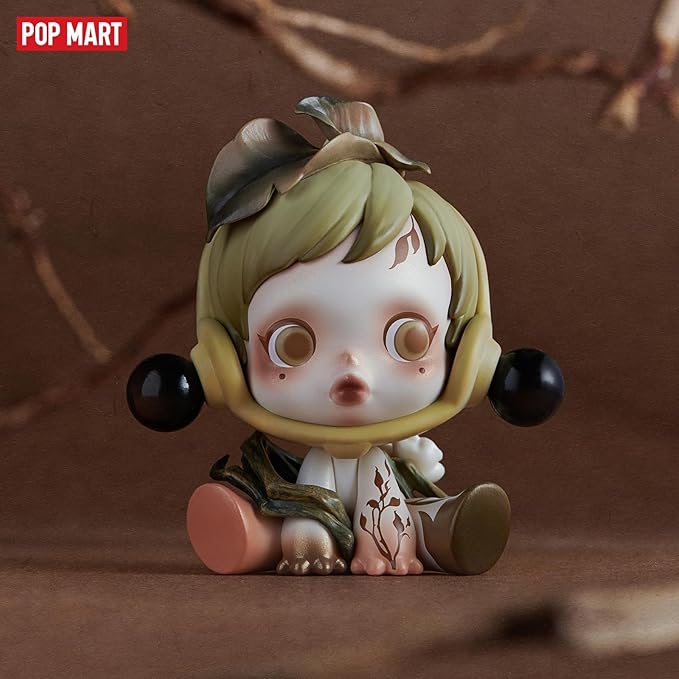 POP MART SKULLPANDA The Ink Plum Blossom Series Figures, SKULLPANDA Blind Box Figures, Random Design Action Figures Collectible Toys Home Decorations, Holiday Birthday Gifts, Single Box