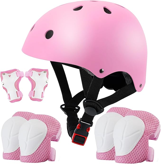 Color Gradient Adjustable Kids Bike Helmet Toddler Helmets for 3-5-8-14 Years Kids Girls Boys Youth Bicycle Helmet for Scooter Balance Bike Roller Skating Skateboard