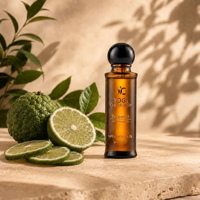 Bergamot Essential Oil 30 ml / 1 fl oz Pure, GCMS Tested Zesty Floral Aromatherapy Oil for Ease and Restoration for Diffuser, Skin and Home