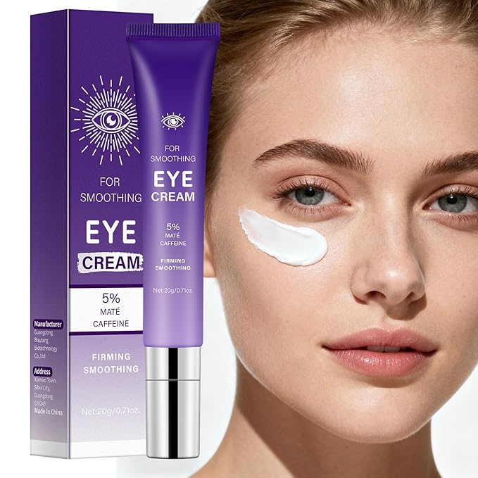 Caffeine Eye Stick Cream Reduces Fine Lines,Dark Circles,Anti-Wrinkle,Hydrating Eye Balm for Puffy Eyes,Softens& Nourish Skin