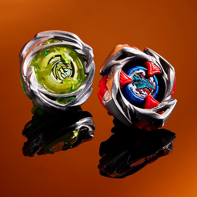 Beyblade X Drop Attack Battle Set with Beystadium Arena, 2 Takara Tomy Tops & Launchers, Impact Drake 9-60LR & Hover Wyvern 3-85N, Battling Game Toys, Ages 8+
