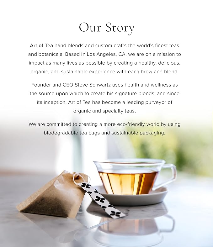 Art of Tea Earl Grey Creme 2.5oz Loose Leaf Tea in Reusable Tin, Premium Black Tea with Bergamot & Vanilla Cream Flavor, Smooth Caffeinated London Fog Tea, Gourmet Loose Tea