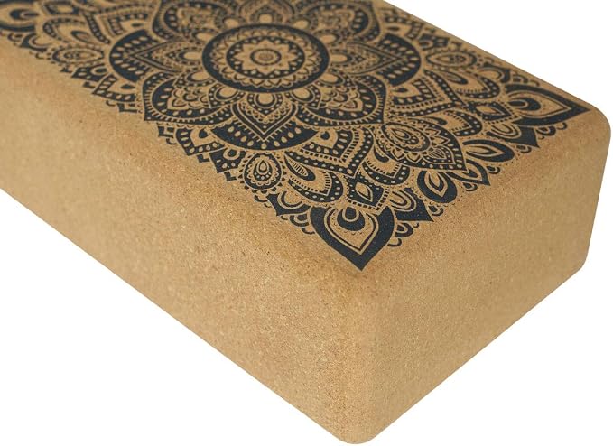 YOGA DESIGN LAB | The Cork Block | Eco Friendly Luxury | Superior Grip and Strength | Natural