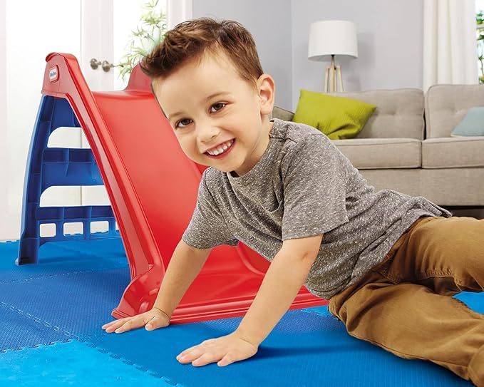 Little Tikes First Slide for Kids, Easy Set Up for Indoor Outdoor, Easy to Store, for Toddlers Ages 18 Months - 6 years