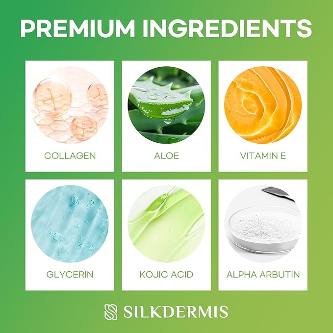 SILKDERMIS Smile Line and Forehead Wrinkle Patches: Smile Line Treatment with Aloe, Collagen, Vitamin E-Forehead Patches 12pcs, Smile Line Patches 24pcs