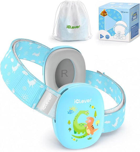 iClever Focus EM03 Baby Headphones for 3-36 Months, NRR 18dB