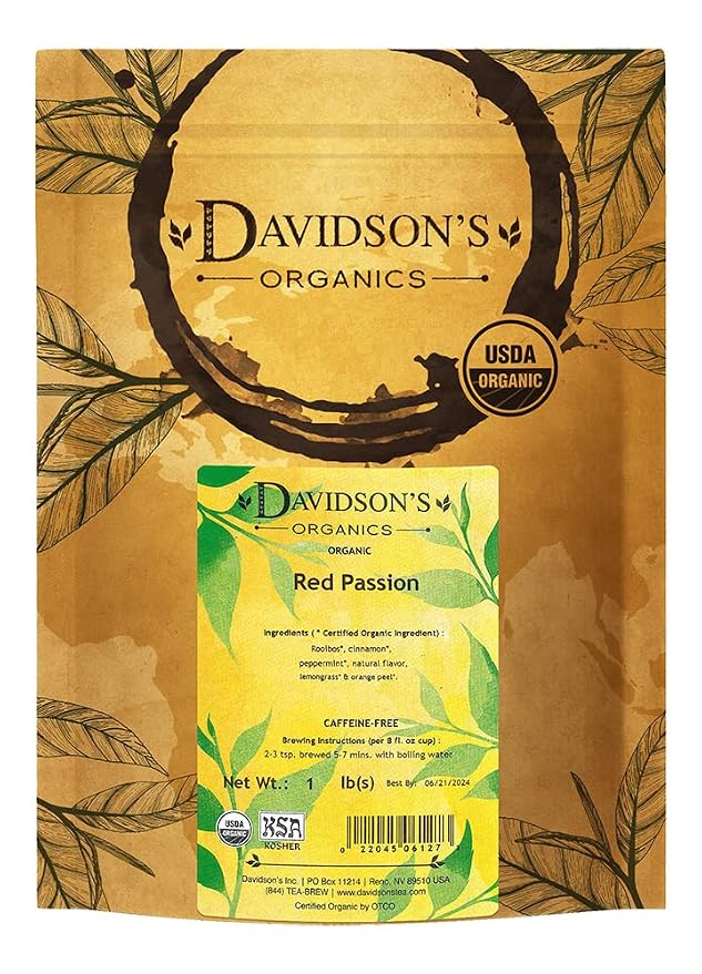 Davidson's Tea, Red Passion, 16-Ounce Bag