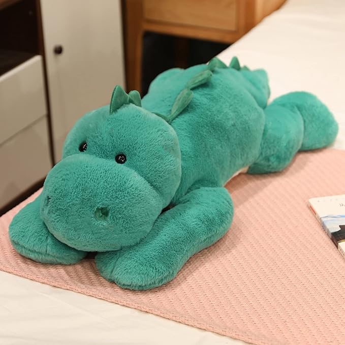 Weighted Stuffed Animals, 6.2 lbs Weighted Dinosaur Stuffed Animal Toy Dinosaur Weighted Plush Animals Throw Pillow Gifts for Boys Girls, 29.5 inch