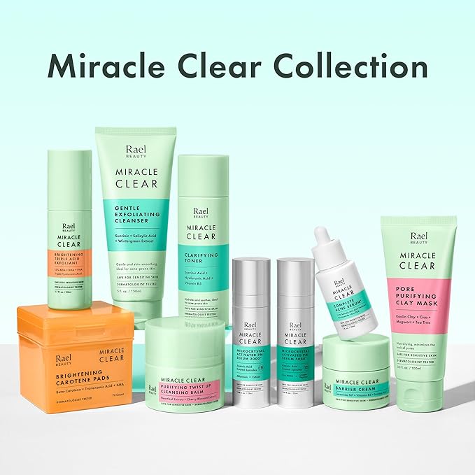 Rael Serum for Face – Miracle Clear Serum with Salicylic Acid, Niacinamide, Zinc, Pore Minimizer, Korean Skin Care (1 fl oz)