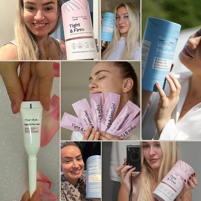 Vaginal Moisturizer | Long-Lasting Gel Relieves Vaginal Dryness, Itching & Irritation | pH-Balanced Fragrance-Hormone Free | Hyaluronic Acid and Glycerin | Pre and Post Menopausal Care, 12 Applicators