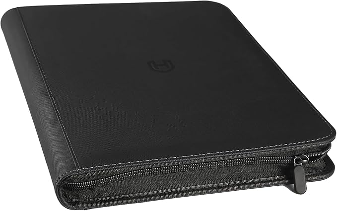 Card Binder 9 Pocket with Zipper, 648 Pockets Trading Card Holder Book, Premium PU Cover Zip Folder Binder, Side Loading Carrying Case Binder Album for TCG, MTG, Sports Cards, Game Cards