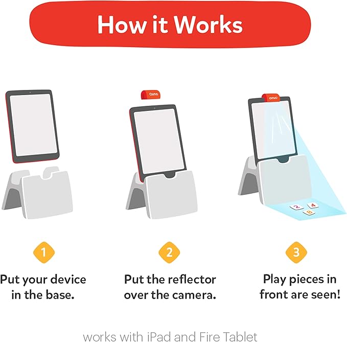 Osmo - Monster - Bring Real Life Drawings to Life - For iPhone, iPad or Fire Tablet - Educational Learning Games - STEM Toy Gifts for Kids - Ages 5 6 7 8 9 10 (Osmo Base Required - Amazon Exclusive)