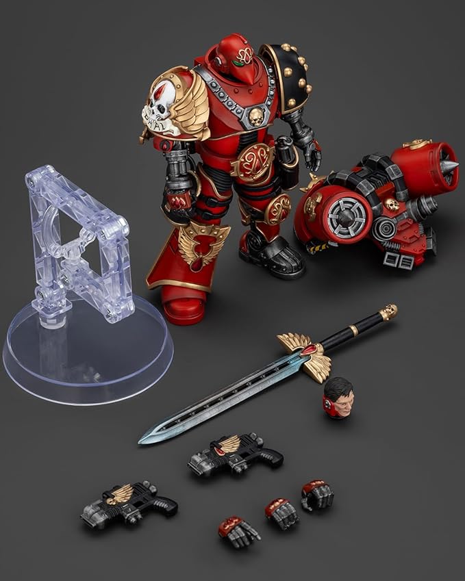 JoyToy Warhammer 40K Genuine License 1:18 Action Figure, Blood Angels Dominion Zephon, 4.96 inch Collectible Action Figures Sets