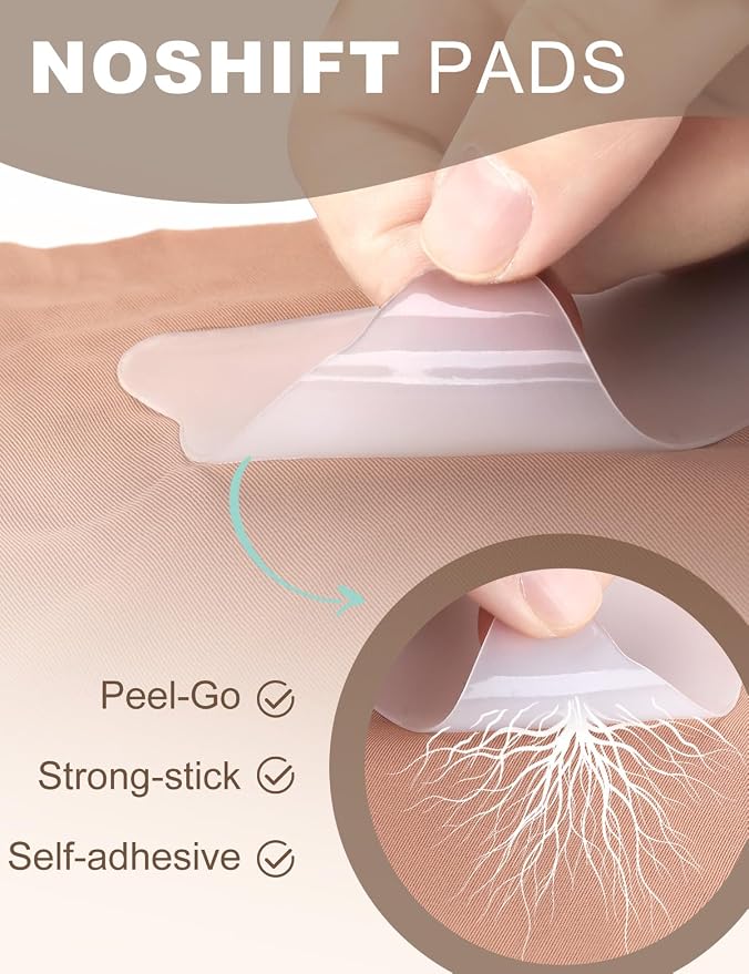 4-Pack Camel Toe Concealer Cover Silicone Camel-Not Underwear for Women Panty Liners Reusable