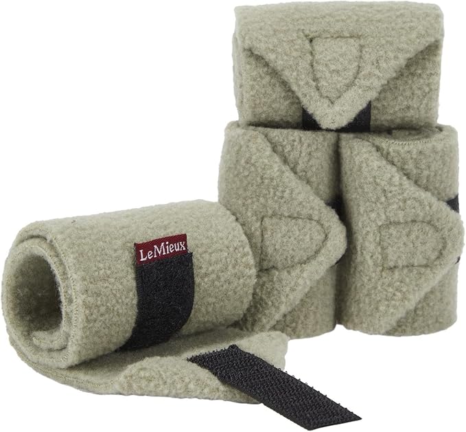 LeMieux Toy Pony Bandages for Toy Pony - Fleece - Simple Fastening - Suitable for Ages 3 Years + - Ginger