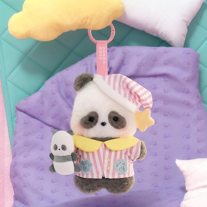 52TOYS Panda Roll Happy Weekend Series Blind Box Stuffed Animal Plush Toy with Soft and Adorable Design, 1PC Perfect for Cuddling, Display, and Unique Posing, Ideal Gift for Panda Enthusiasts