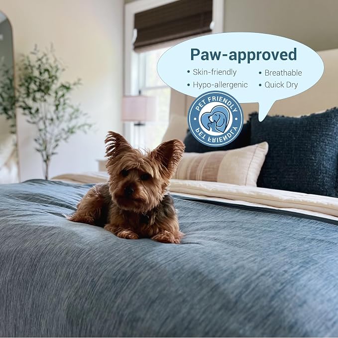 Elegear Arc-Chill 3.0 Cooling Blankets for Hot Sleepers, Cool Throw, Blue | Q-Max>0.5 Cooling Fabric, Absorbs Heat to Keep Body Cool, Breathable Summer Blankets for Night Sweats & Menopause, 51"x67"