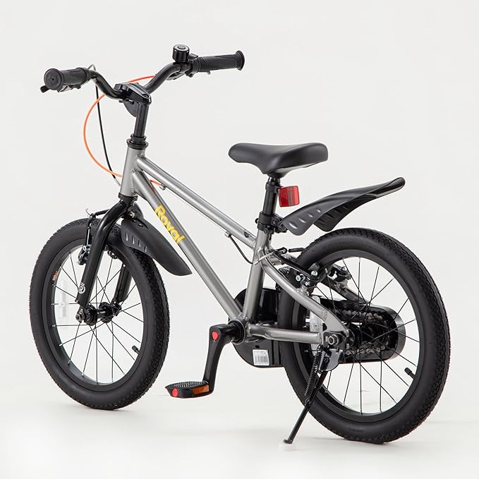 RoyalBaby EZ Fride Kids Bike 16 18 20 Inch, Lightweight Aluminum 2-in-1 Balance to Pedal Bike with One-Key Switch for Boys Girls Ages 4+