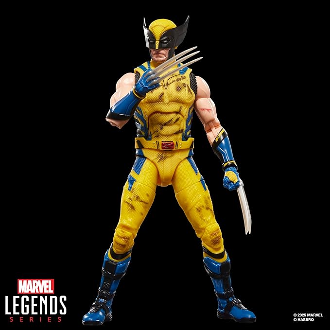 Marvel Legends Series Wolverine, Marvel Studios' Deadpool & Wolverine Movie Collectible 6-Inch Action Figure Gift