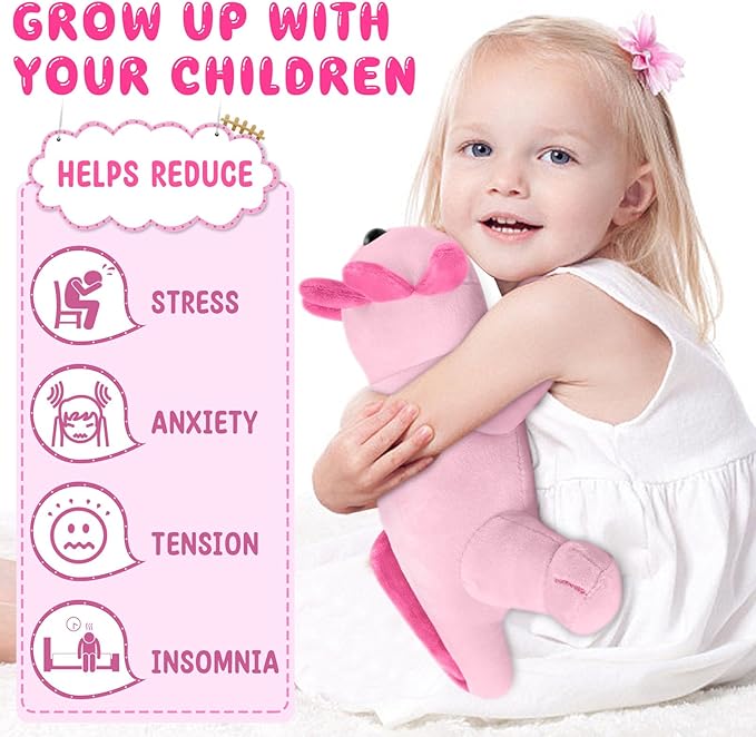 11.02 inch Plush Axolotl Stuffed Animal, Axolotl Plush Toys, Cute Stuffed Cotton Plush Pillow Kawaii Salamander Gifts for Girls & Boys, Plushies has (Pink Axolotl)