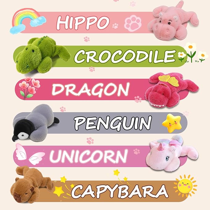 7.8in Dragon Plush Stuffed Animal Cute Dragon Plush Toy Ultra Soft Hugging Gift for Kids Girls Boys (Dragon)