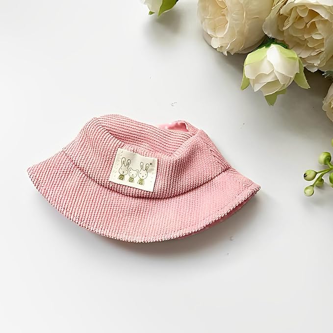 Designer Clothes for Dolls Accessories15cm /17cm Doll Clothing Set Replacement Pink Outfit 5Pcs Set (Pink Skirt + hat)