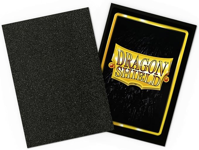 Dragon Shield | Japanese Size Card Matte Sleeves | 60 CT - Smooth & Tough Premium TCG Sleeves - Compatible with Yu-Gi-Oh, Naruto, Cardfight & Vanguard | Jet