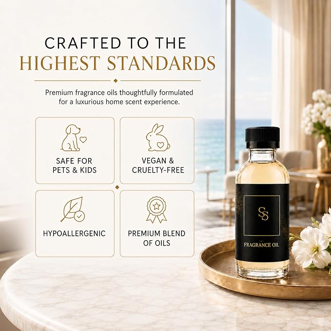 Luxury Hotel Diffuser Oil for Hotels and Homes - Aromatherapy Oils for use with an Essential Oil Diffuser at Home - Fragrance-Scent Diffuser Oil Blend (Pumpkin Spice) 4.05fl oz (120ml)