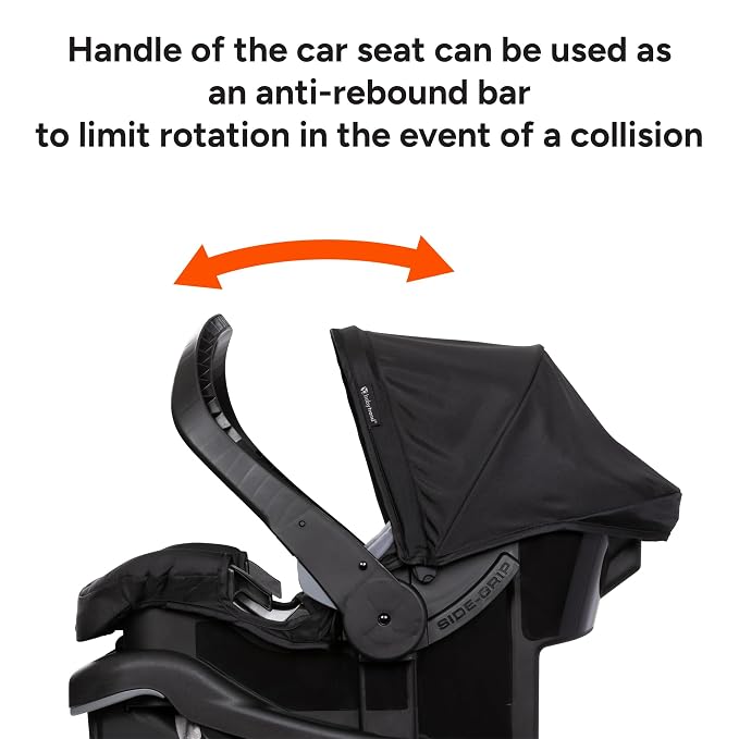 Baby Trend EZ Ride DLX Stroller Travel System (with EZ-Lift Plus Infant Car Seat), Dash Midnight